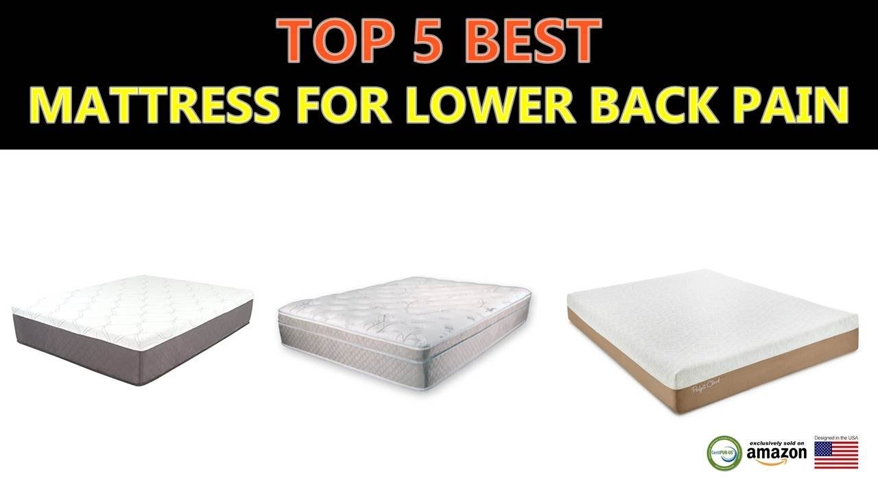 Best Mattress for Lower Back Pain 2019   2020   YouTube