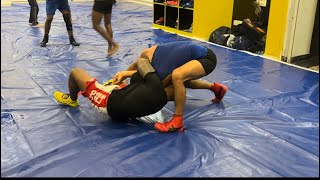 Wrestling sparring