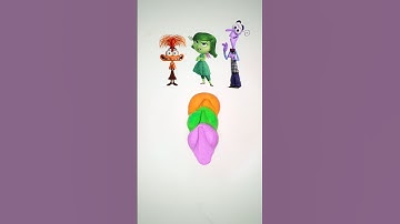 Anxiety  + Disgust + Fear = ? #colormixing #asmr #insideout2 #shorts