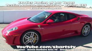 Ces We Stop By Exotics Racing Las Vegas Race Track To Test Lambo And Ferrari Race Car School