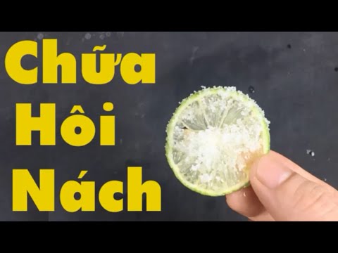 Sau 3 ngày, trị khỏi hoàn toàn bệnh hôi nách chỉ bằng 1 quả chanh và 1 ít muối [Cách chữa hôi nách]