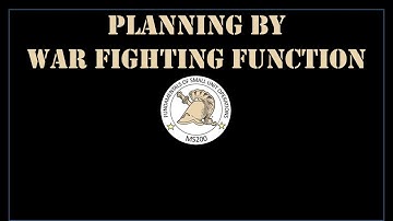 Planning by WFF