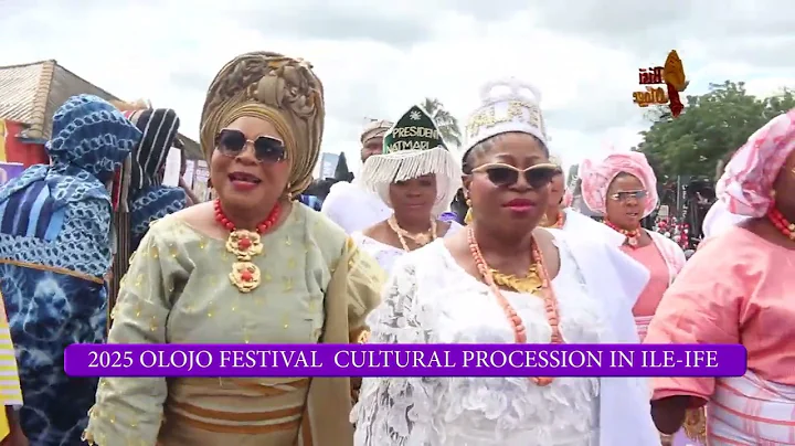 ARRIVAL OF IYALAJE OODUA PRINCESS DR. TOYIN KOLADE AT 2025 OLOJO FESTIVAL AT ENUWA PALACE 