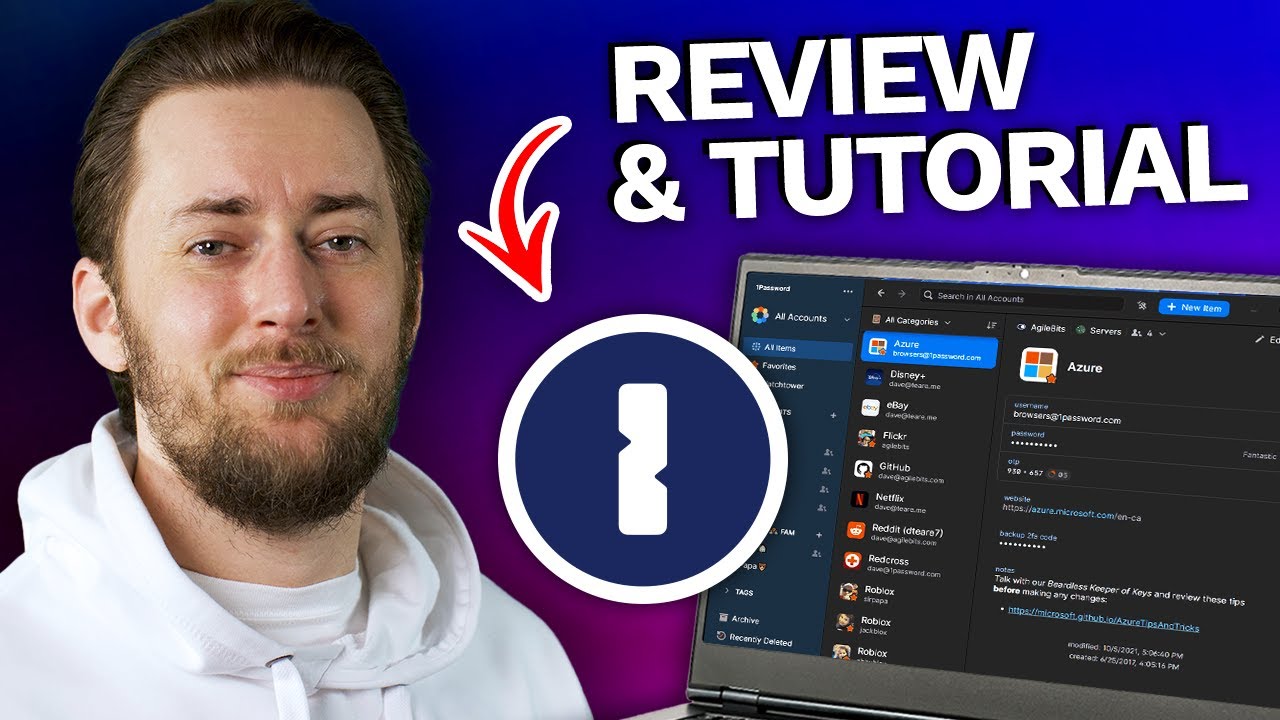1Password Review and Tutorial | 1Password Beginners Guide - YouTube