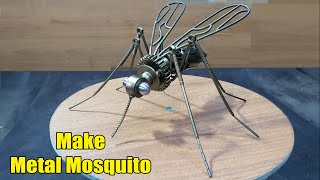 How to Make a Metal Mosquito Decor - Realistic