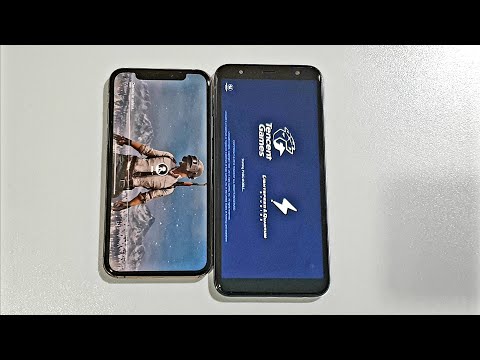 iPhone XS vs Samsung Galaxy J6 Plus - Speed Test! (4K)