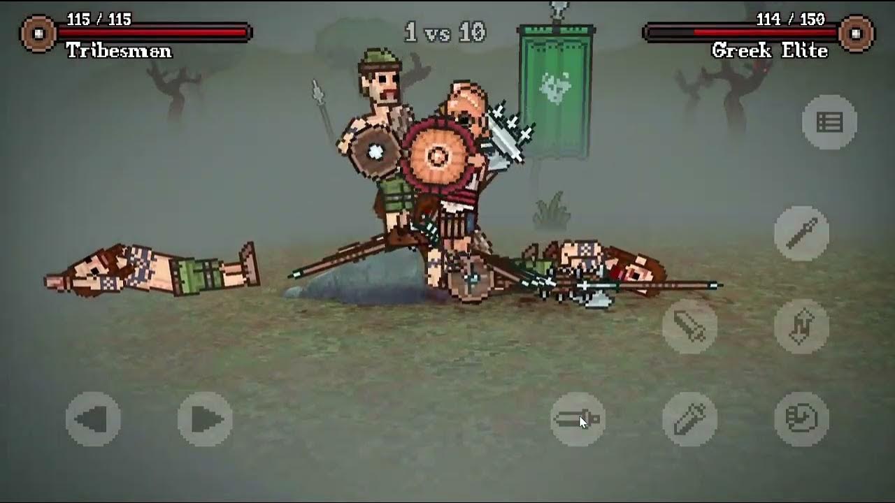 Gladihoppers Gladiator Fight Gameplay Walkthrough Part 16 fight