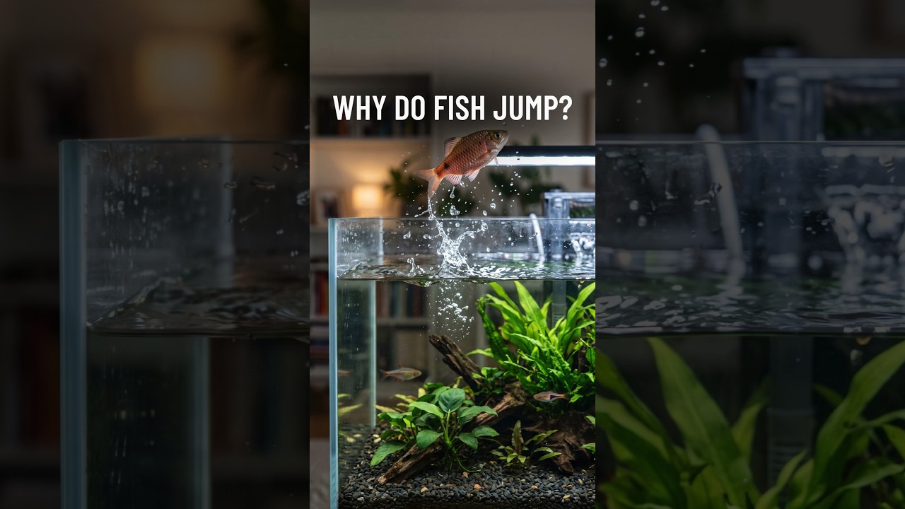 Ever wondered why fish suddenly jump out of their aquarium?