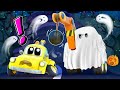 Scary HALLOWEEN GHOST in the tunnel! | InvenTom The Tow Truck | Car City World App