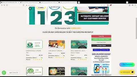 Buy NECO Token PIN | Neco  Result Checker  | WAEC Result Checker, NABTEB Scratch Cards