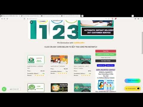 Exams Card | NECO Result Checker (Scratch Card) | JAMB Result Checker