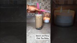 Quick and Easy Chai Tea Boba asmr asmrvideo drink boba icedcoffee coffee icedlatte chai