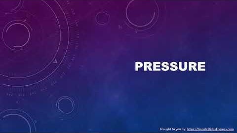 Pressure Force Pascal - PowerPoint Slides Template