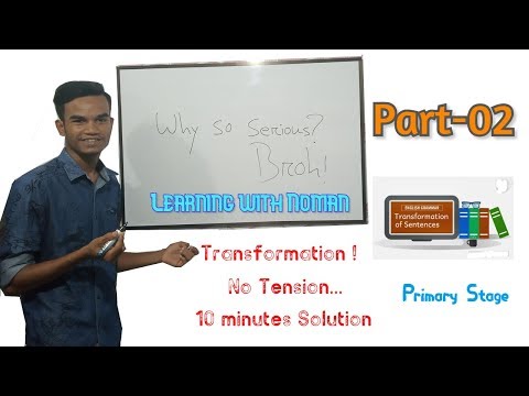 transformation of sentence