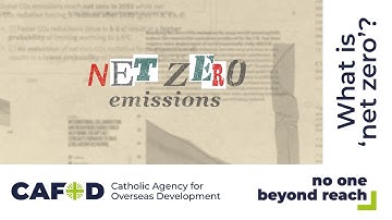 What is ‘net zero’? Children’s animation | CAFOD