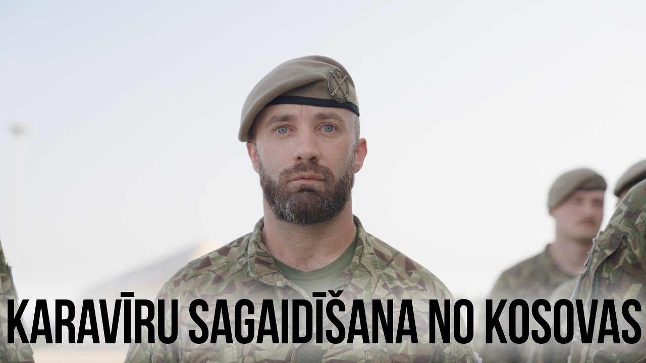 Kosovā dienējušo Latvijas karavīru sagaidīšana