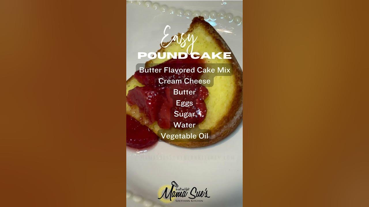 Easiest Pound Cake recipe! Best pound cake recipe you will ever make! Easiest Pound Cake recipe! Best pound cake recipe you will ever make!