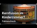 12jähriger vollbringt Kernfusion im Kinderzimmer • Faktencheck | Hartmut Zohm