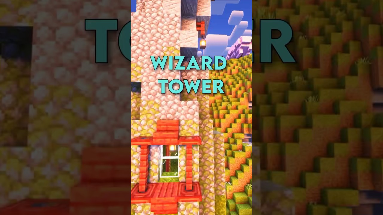 I Built A Wizard Tower in Hardcore Minecraft! #minecraft #speaker4 