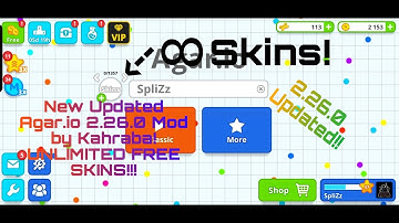 *ALL SKINS FOR FREE* UPDATED AGAR.IO 2.26.0 MOD BY KAHRABA! (Android only)