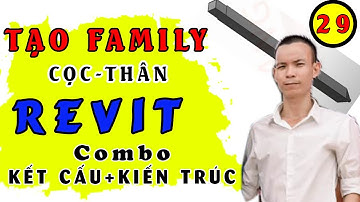 Hướng dẫn tạo family cọc | nhận file Autocad | Tự học revit | Revit Kết cấu dân dụng | BIM Edu #29