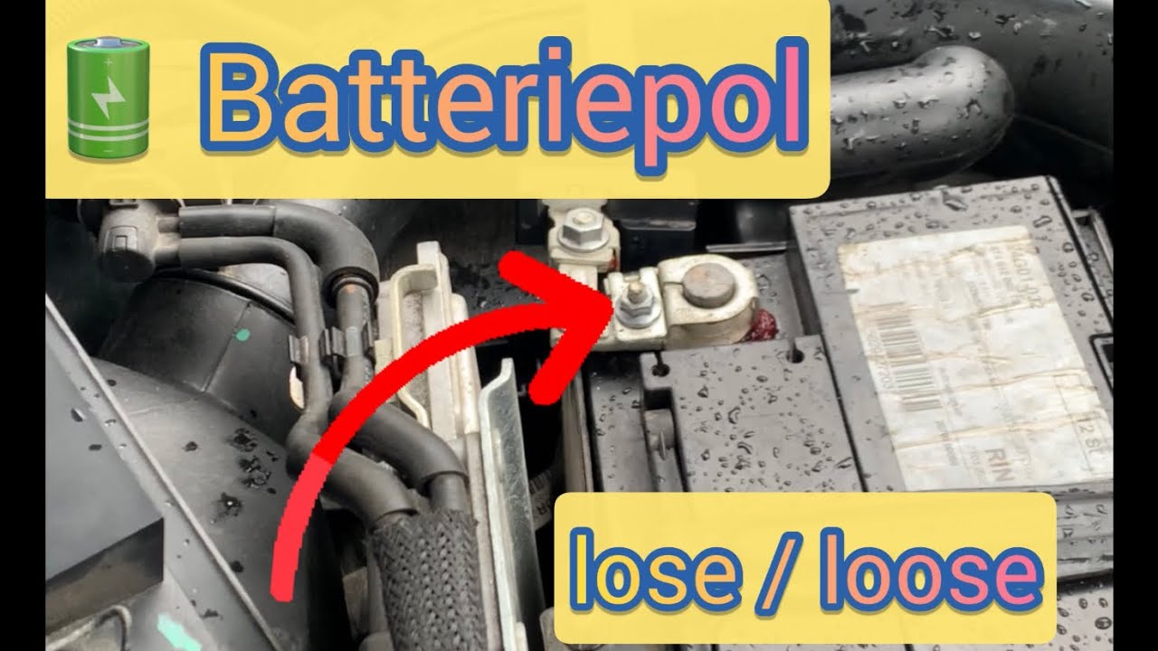 Polklemme (12V Batterie) locker wackelt geht nicht fest. Fix loose Battery  Terminal 