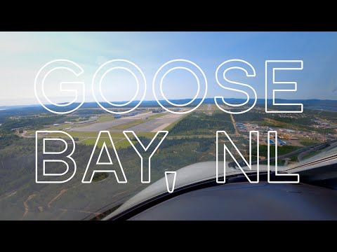 Goose Bay Approach and Landing with ATC | 4K