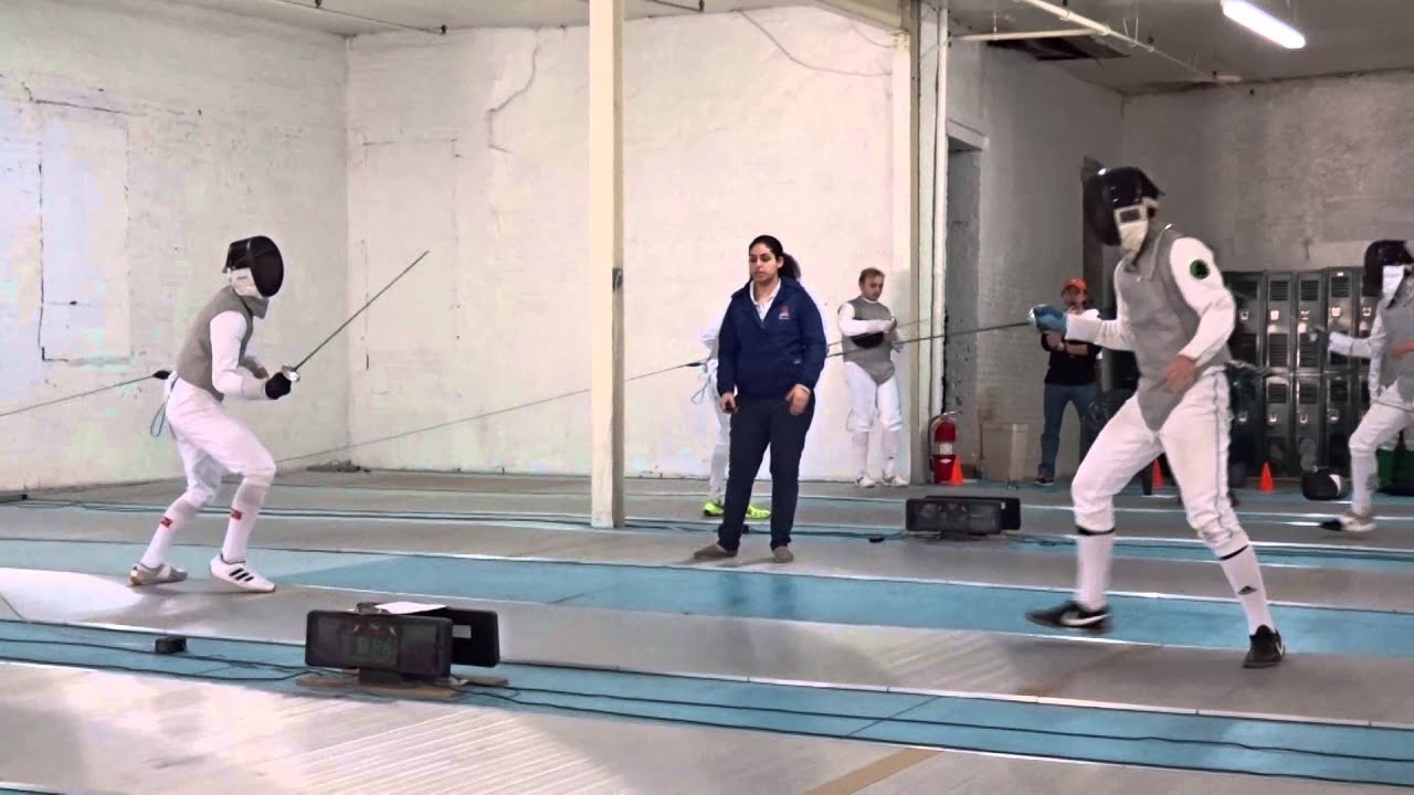 Justin Fencing match 121414 YouTube