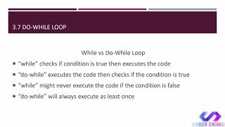 Section 3 - Operators And Control Structures | Do While Loop