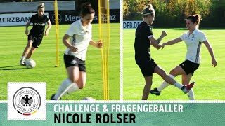 Meister mit Liverpool! | Dribbel-Challenge vs. Nicole Rolser | Frauen-Nationalmannschaft | Kickbox