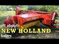 NEW HOLLAND balers from the 1960's: how they work, maintenance, operation, and making good bales