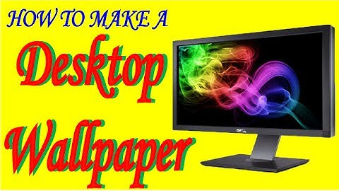 How to Make a Desktop Wallpaper in Photoshop CS6/CC