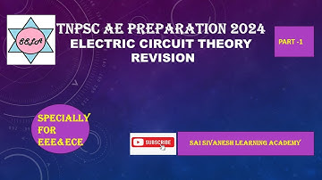 TNPSC AE PREPARATION 2024 - CIRCUIT THEORY 4