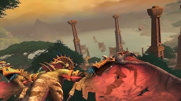 8.1.5 Battle for Azeroth. Zandalari Troll Allied Race Intro Cutscene