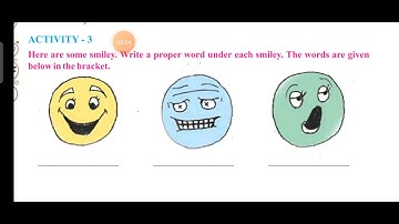 sem-2 std-8 unit-3 ah! oh! ouch! activity-3