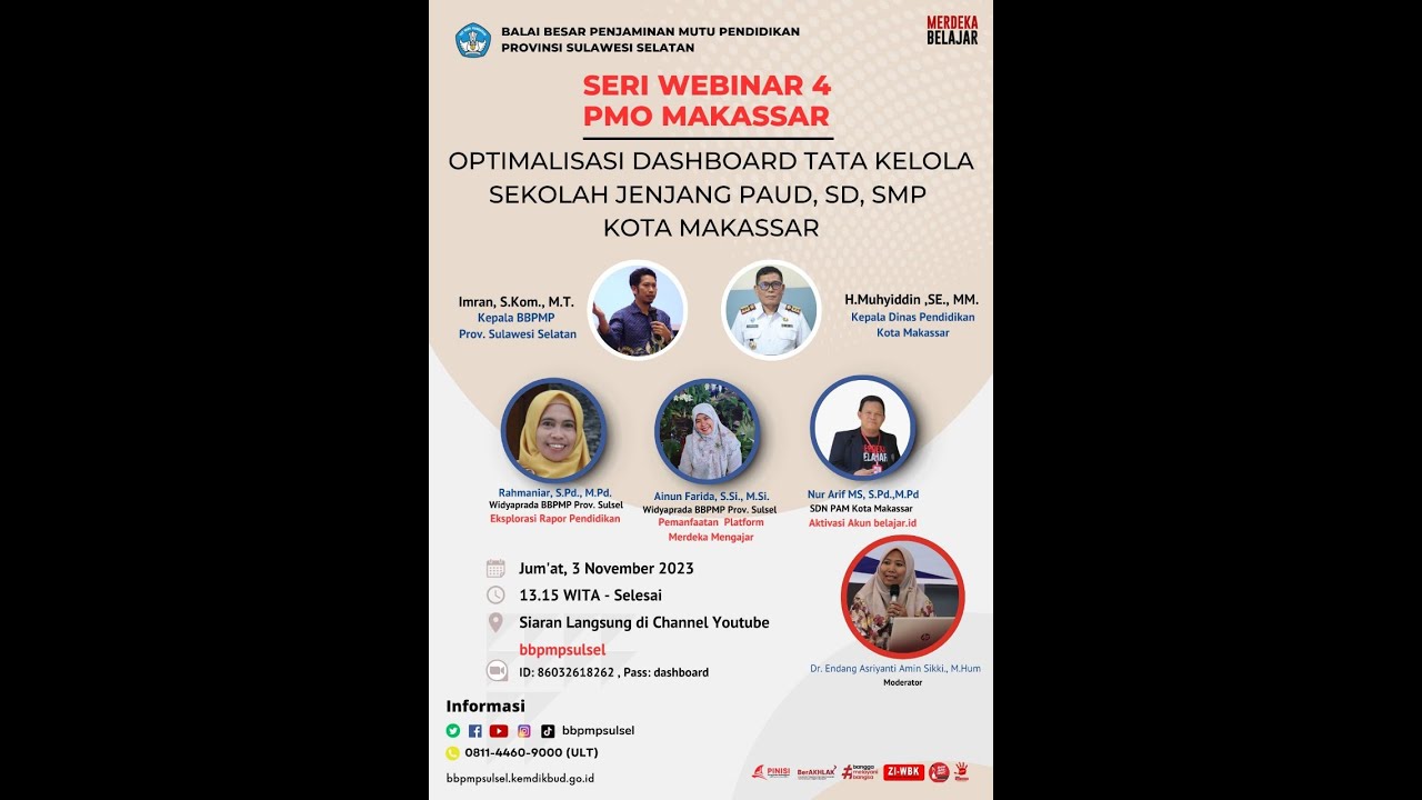 Sosialisasi Pengisian Instrumen Evaluasi Awal Implementasi Penguatan Pendidikan Karakter di Satdik