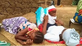 Young Village Mother, Daily Life Routine in a Traditional Homestead \/\/African Village Life