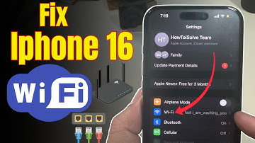 Fix iPhone 16 Pro Max WiFi Not working Problems iOS 18.6.2 Updated
