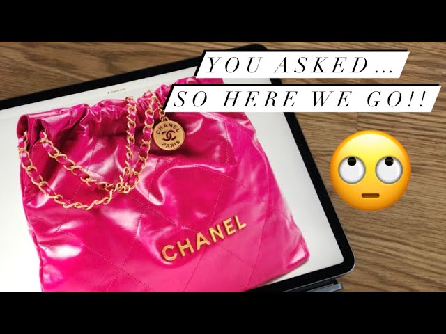 MANIFESTO - NOW ALL YOU NEED ARE SOME DOLLAR BILLS: Chanel 22 Bag