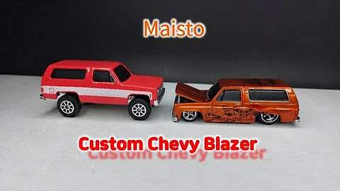 Maisto Chevrolet Blazer 1979. Custom Maisto.
