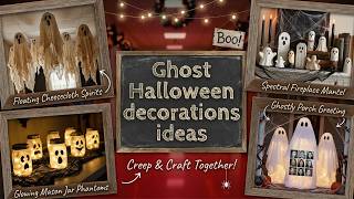 Haunt Your Home Tonight! 🎃 Ghost Halloween Decoration Ideas 2026 with Floating Ghost Props This Year