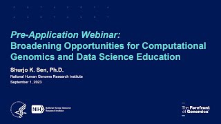 Broadening Opportunities for Computational Genomics and Data Science Education (1st Webinar)