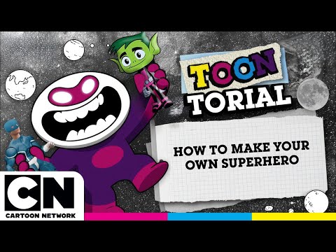 How to Make Your Own Superhero | Toontorial | @cartoonnetworkuk