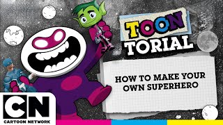 How to Make Your Own Superhero | Toontorial | @cartoonnetworkuk screenshot 2