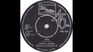 UK New Entry 1972 (224) Michael Jackson - Ben