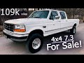 7.3 Powerstroke For Sale: 1996 Ford F-350 4-door 4x4 - 109k Miles!