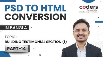 PSD TO HTML [#14] Building Testimonial Section (HTML Markup)
