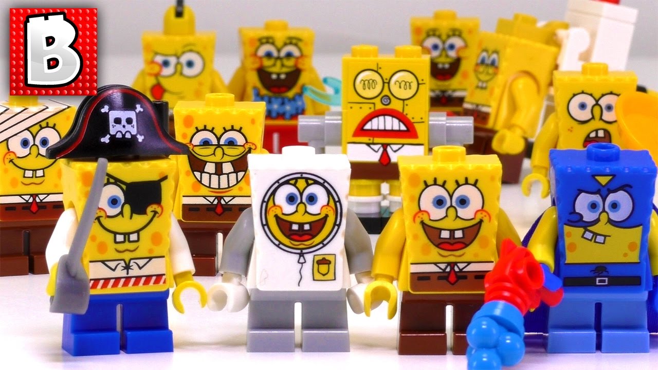 wetenschappelijk honing verkoper Every LEGO Spongebob Squarepants Minifigure Ever Made!!! | Collection  Review - YouTube