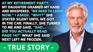 At My Retirement Party, My Daughter Whispered, We Have To Go—What She Found On Page 14... |...