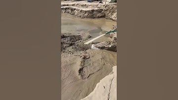 Sand Pipe From The River For Preparing Land #short #shortvideoyoutube